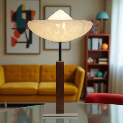 Orig. Bauhaus Art Déco Lampe Schreibtisch Chrom "LIGHTNING SAUCER" Leuchte - Bild 1 von 4