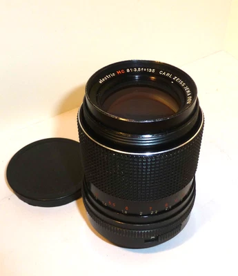 Carl Zeiss Jena Sonnar ELECTRIC MC 135mm F3.5 camera lens M42 screw mount (177) - Image 1 of 4
