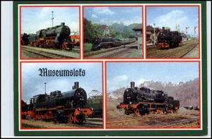 Mehrbild-AK Reichenbach Verlag 5 verschiedene Museumslokomotive Lok Zug Bahn - Picture 1 of 1