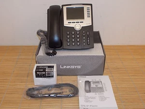 NEU Cisco Linksys SPA962-EU 6-Line IP Phone SIP Telefon +PA100 Netzteil NEW OPEN - Bild 1 von 1