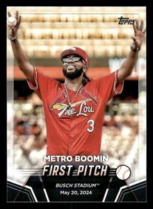 2024 Topps Update Metro Boomin B First Pitch #FP-9 - Bild 1 von 2