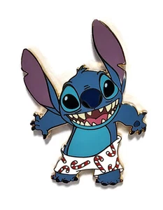 Calzoncillos boxer Stitch 2006 con bastones de caramelo prendedor de Disney #49900 de Lilo & Stitch - Imagen 1 de 2