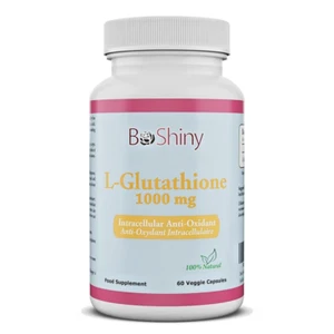BeShiny L-Glutathione Skin Whitening pills 1000mg Supplement Antioxidant Anti - Picture 1 of 7