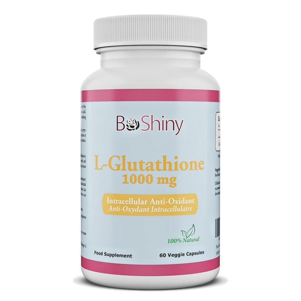 BeShiny L-Glutathione Skin Whitening pills 1000mg Supplement Antioxidant Anti - Image 1 of 4
