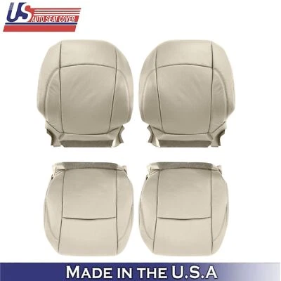 Cubiertas de repuesto delanteras de cuero sintético bronceado pergamino para Lexus ES350 2010-2012 Foto 1 de 4