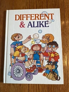 1982 Different & Alike Hardcover Book Blind Deaf Special Needs Disability kids - Imagen 1 de 3
