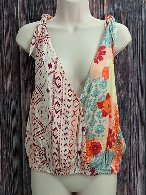 Free People Tied To You Tank Top - Topical Combo - X-Small - 799-AB3 - Image 1 of 4