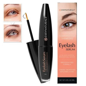 EssyNaturals Eyelash and Brow Growth Serum Irritation Free, 3 Months Supply, 3ml - Picture 1 of 6