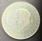 Münze Silbermünze Cinco Pesos 1955 M Hidalgo Mexico