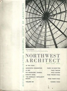 May-June 1952 Northwest Architect Minneapolis St. Paul Architecture Magazine - Picture 1 of 1