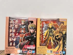 Bandai S.H.Figuarts Naruto Uzumaki Kurama Link & Saga Mode Set Ver. SHF Toy Gift - Picture 1 of 8