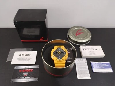 Casio GA-100-9AER   G-Shock   Giallo (no DW5600 M5610) - Immagine 1 di 4