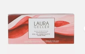 Laura Geller Think Pink Eye Lip Cheek Palette BRAND NEW! - Picture 1 of 2