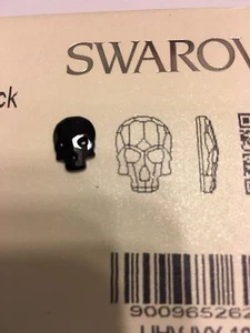 Swarovski Cristal Calaveras color negro Para decoracion de Uñas - Picture 1 of 4
