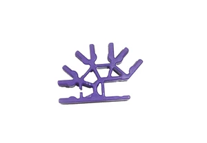 Job Lot : 10 K'NEX Pieces - KNEX Purple Connectors 4-Way 3D - #90909 - Picture 1 of 3