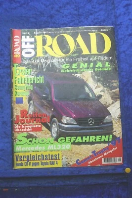 Off Road (X) 8/97 SsangYong Kurando Mercedes ML 320 Honda CR-V Toyota RAV 4 - Immagine 1 di 2