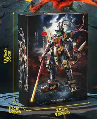 New In Box, THE MONKEY KING! Black Myth: Wukong, Brick-Built Bull King Armor Set - Image 1 of 4