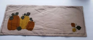 Fall Table Runner Home Collections by Raghu Country Stitched Felt Pumpkins - Picture 1 of 12