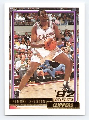 1992-93 Topps - Gold #300 Elmore Spencer (RC) - Image 1 of 2