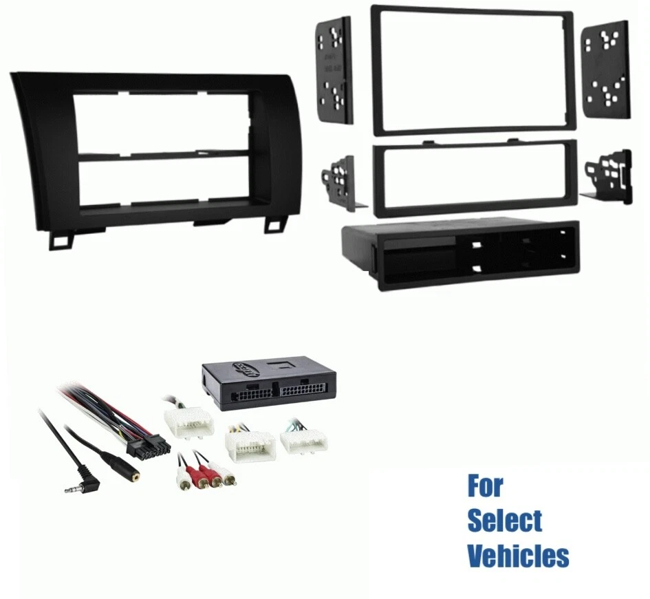 Car Stereo Kit Wire Harness for 2007-2013 Toyota Tundra +Sequoia w/Amp +Steering - Image 1 of 1