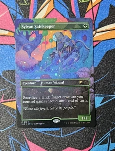 Sylvan Safekeeper NM Galaxy Foil MTG Secret Lair Unplayed Magic The Gathering - Picture 1 of 1