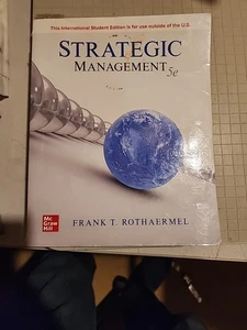 ISE Strategic Management: Concepts 5th Ed - VERY GOOD - Picture 1 of 4
