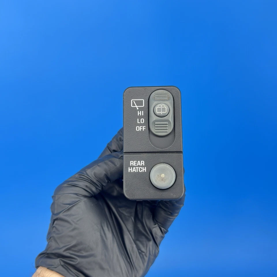 Interruptor limpiaparabrisas trasero Chevy Blazer GMC Jimmy 1998-2005 interruptor de escotilla trasero genuino OEM Foto 1 de 4