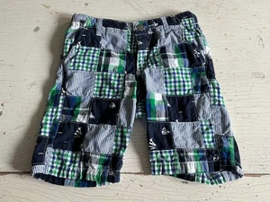 Boy's GYMBOREE Size 7 Nautical Plaid Shorts - Picture 1 of 2