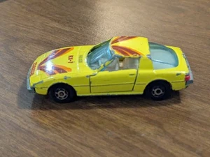 Yatming Mazda RX-7 1:64 Made In Hong Kong Die Cast No. 1069 yellow - Picture 1 of 6