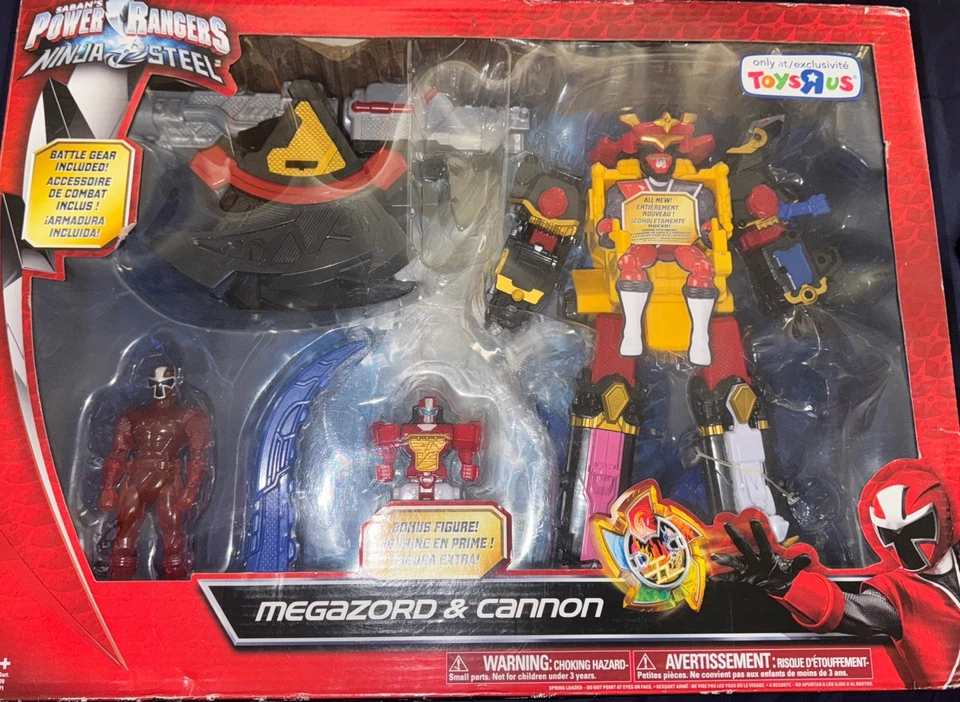 Sabaan’s Power Rangers Ninja Steel Megazord And Cannon Toys R Us Exclusivo Foto 1 de 4