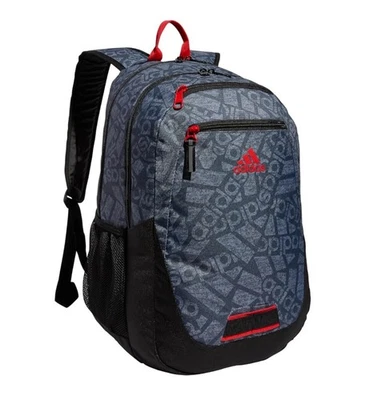 Adidas Collage Jersey Onix Grey/Black Backpack for Laptop 15" JK9058 | MSRP: $50 - Image 1 of 4