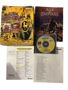 Age Of Empires 2 - Gold Edition - Windows PC Game - 1998 - RARE BIG BOX - Picture 1 of 7
