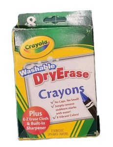 2012 CRAYOLA Pastelli Cancellazione a Secco con EZ Cancellazione Affilapanno Campionato - Foto 1 di 5