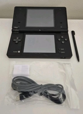 Nintendo DSi Black Console incl stylus and charging cable FAST SHIPPING - image 1 of 4
