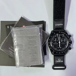 Unisex Wristwatch Mission to The Earthphase*Moonswatch* SW**&OM** New - Picture 1 of 5