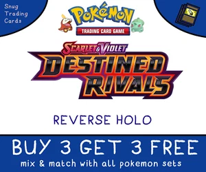 Destined Rivals Single Cards REVERSE HOLO - Pokemon - BUY 3 GET 3 - MINT - Picture 1 of 166