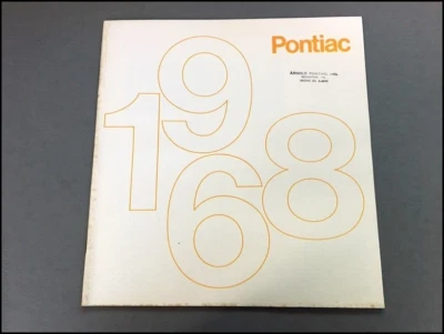 1968 Pontiac 56-page Brochure Catalog GTO Tempest Bonneville Grand Prix Wagon Foto 1 de 4