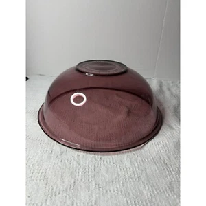 Pyrex Corning 4L Mixing Bowl #326 Cranberry Purple Glass Nesting USA - Picture 1 of 3
