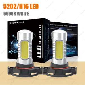For GMC Acadia 2007-2012 2x 6000K NEW White 5202 LED Bulbs Fog Lights - Foto 1 di 9