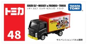 Takara Tomy Tomica 48 Isuzu Elf Mickey & Friends Truck Metal Diecast Toy Car New - Picture 1 of 4