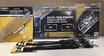 5 Pc PlastiColor & Chroma Vehicle Accessories Chevrolet Branded (S7) - Imagem 1 de 4