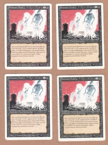 MTG 4X Animate Dead X4 - Revised Edition (3ED) - Uncommon G/VH - Playset - Picture 1 of 2