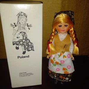 Muñeca Polonia Nacionalidad Vintage con Ojos Dormidos - Imagen 1 de 5