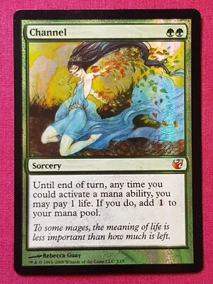 Magic The Gathering FROM THE VAULT EXILED FOIL CHANNEL FTV green card MTG - Image 1 of 2