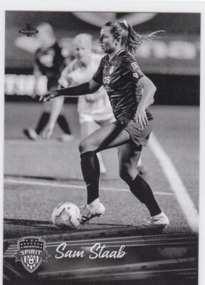 Sam Staab 2021 Parkside NWSL Soccer Black And White Base Parallel #65 - Image 1 of 2