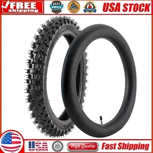 60/100-14 Front Tire & Tube 2.50/2.75-14 For Dirt Pit Bike Motorcycle XR50 CRF50 - Foto 1 di 7