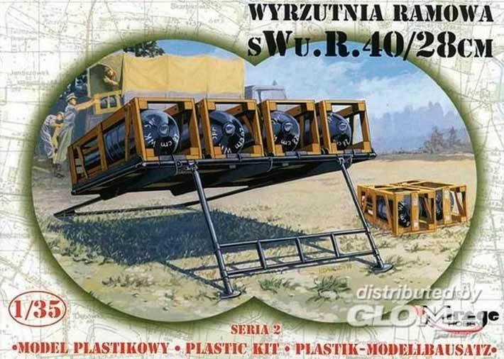 Mirage Lance-Misiles sWu.R.40/28cm Wurfrahmen 1:3 5 Modèle-kit Neuf Ovp Kit - Photo 1/1