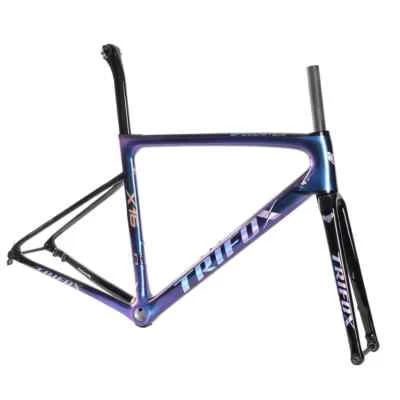 Carbon Road Bike Frameset Ultralight Disc Brake 28C DI2 Road Racing Bike Frame - Image 1 of 4
