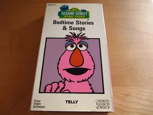 Sesami Street Bedtime Stories & Songs VHS zweisprachig Japanisch selten MÜLL - Bild 1 von 5
