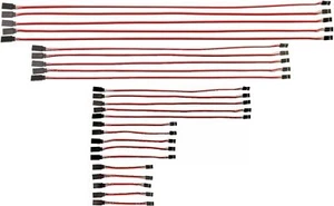 Juego de 25 cables de extensión servo enchufe JR 10-60 cm para modelos de vue... - Imagen 1 de 4